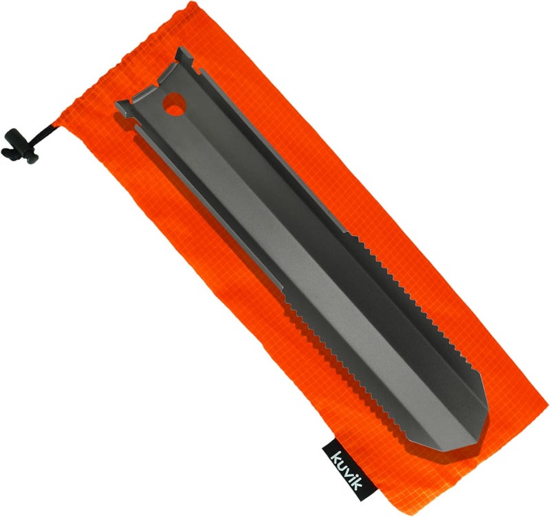 Kuvik Titanium Trowel - Ultralight and Compact Shovel for Backpacking, Camping, and Survival - Image 1